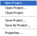 File Menu Screenshot